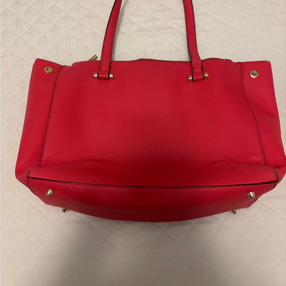 Christian Siriano Vibrant Red Tote Bag
